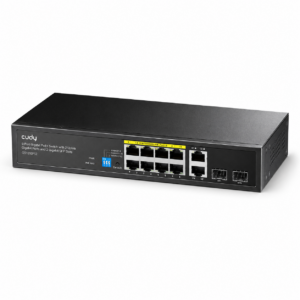 CUDY GS1010PS2 8 Port Gigabit PoE+ Switch with 2 GbE and 2 SFP 120W 2