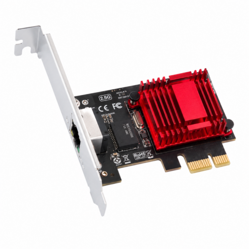 CUDY PE25 כרטיס רשת PCI Express 2.5GbE במהירות עד 2.5Gbps 2