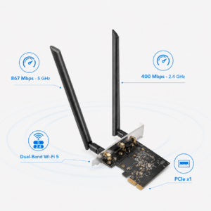 CUDY WE1300 AC1300 Wireless Dual Band PCI E Adapter 3