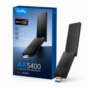 CUDY WU5400 AX5400 Tri Band Wi‑Fi 6E USB 3.0 Adapter