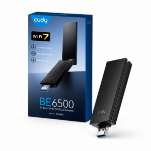 CUDY WU6500 BE6500 Tri Band Wi Fi 7 USB 3.0 Adapter