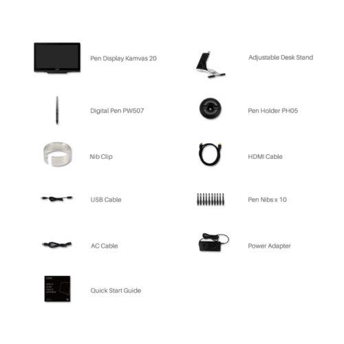 Huion Kamvas Pro 20 6