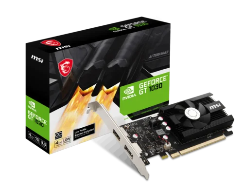 כרטיס מסך MSI GeForce GT 1030 4GD4 LP OC 1