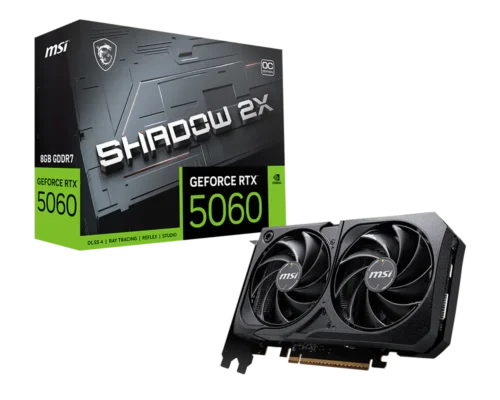 כרטיס מסך MSI GeForce RTX 5060 8G SHADOW 2X OC 1