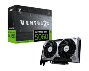 כרטיס מסך MSI GeForce RTX 5060 8G VENTUS 2X OC!