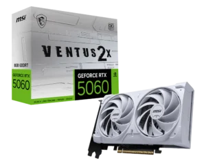 כרטיס מסך MSI GeForce RTX 5060 8G VENTUS 2X OC WHITE 1