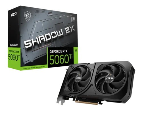 כרטיס מסך MSI GeForce RTX 5060 Ti 8G SHADOW 2X OC PLUS 1