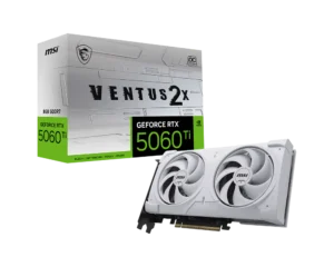 כרטיס מסך MSI GeForce RTX 5060 Ti 8G VENTUS 2X OC WHITE PLUS לבן 1