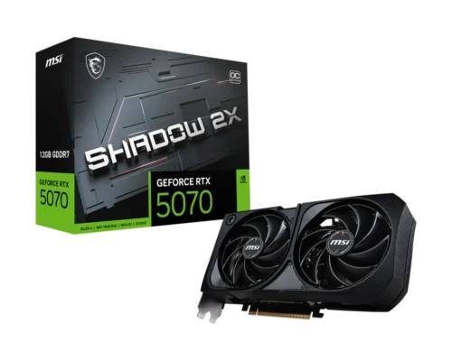 כרטיס מסך MSI GeForce RTX 5070 12G SHADOW 2X OC 1