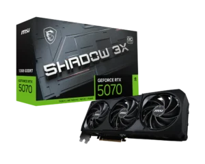כרטיס מסך MSI GeForce RTX 5070 12G SHADOW 3X OC 1
