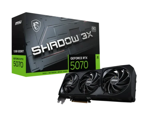 כרטיס מסך MSI GeForce RTX 5070 12G SHADOW 3X OC 1