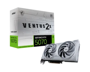 כרטיס מסך MSI GeForce RTX 5070 12G VENTUS 2X OC WHITE 1