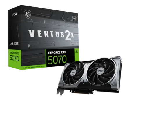 כרטיס מסך MSI GeForce RTX 5070 12G VENTUS 2X OC 1