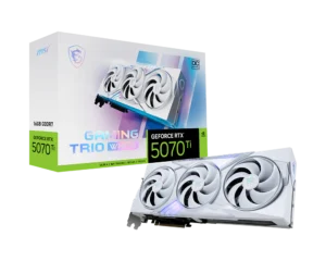 כרטיס מסך MSI GeForce RTX 5070 Ti 16G GAMING TRIO OC WHITE 1