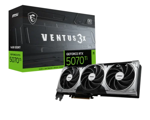 כרטיס מסך MSI GeForce RTX 5070 Ti 16G VENTUS 3X OC 1