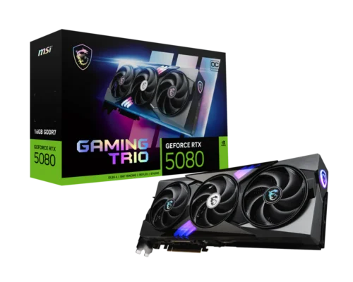 כרטיס מסך MSI GeForce RTX 5080 16G GAMING TRIO OC 1