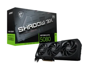 כרטיס מסך MSI GeForce RTX 5080 16G SHADOW 3X OC 1