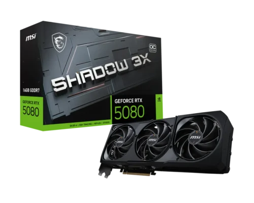 כרטיס מסך MSI GeForce RTX 5080 16G SHADOW 3X OC 1