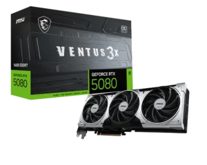 כרטיס מסך MSI GeForce RTX 5080 16G VENTUS 3X OC PLUS 1