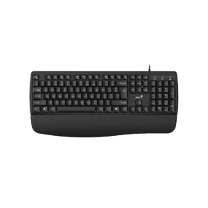 מקלדת חוטית פרופיל גבוה Genius KB 123 עם משענת כף יד 1