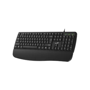 מקלדת חוטית פרופיל גבוה Genius KB 123 עם משענת כף יד 2