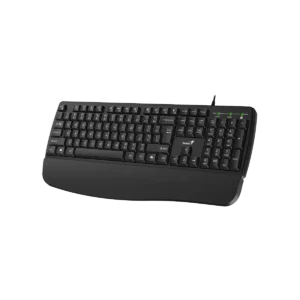 מקלדת חוטית פרופיל גבוה Genius KB 123 עם משענת כף יד 3