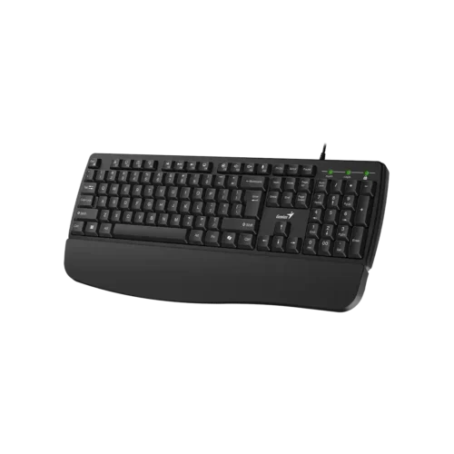 מקלדת חוטית פרופיל גבוה Genius KB 123 עם משענת כף יד 3