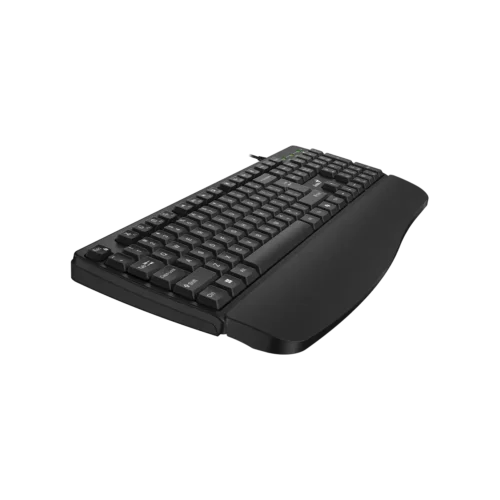 מקלדת חוטית פרופיל גבוה Genius KB 123 עם משענת כף יד 4