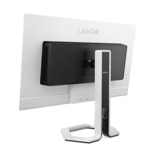 Lenovo Legion Pro 32UD-10 - מבט אחורי בזווית עם בקרות