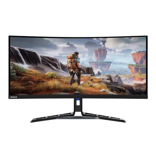 Lenovo Legion Y34wz-30 - מבט מלפנים ישר, מסך אולטרה-רחב מעוקל