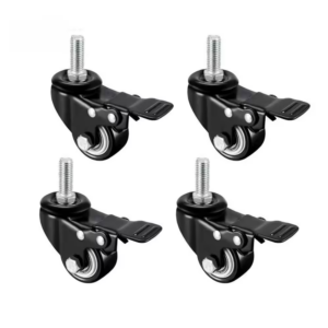 4 גלגלים ננעלים M8x25