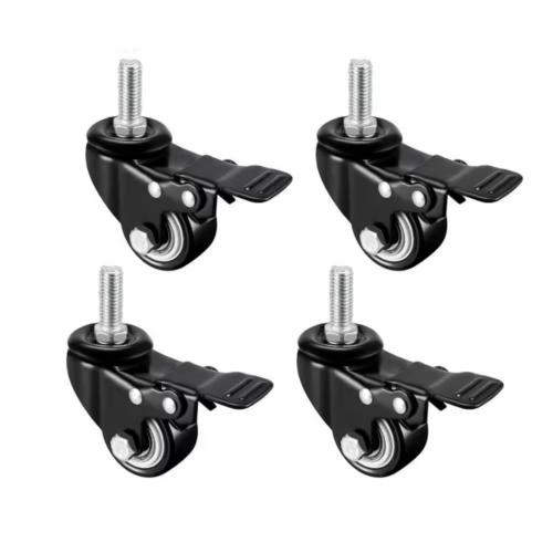 4 גלגלים ננעלים M8x25