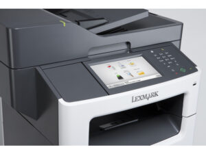 Lexmark MX611dhe - תקריב לוח בקרה (מקור: Lexmark CDN רשמי)