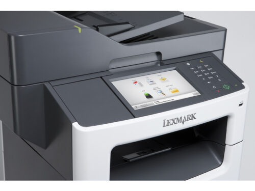 Lexmark MX611dhe - תקריב לוח בקרה (מקור: Lexmark CDN רשמי)