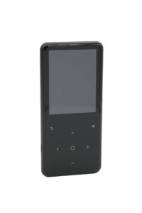 DOQO BLACK שחור ללא רדיו - מבט זווית עם מסך ולחצני מגע