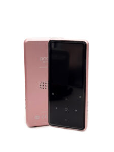 DOQO BLACK רוז גולד - מבט זווית עם מסך ולחצני מגע