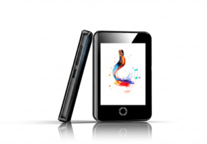 נגן מסך מגע DOQO Smart - מבט מהצד וזווית