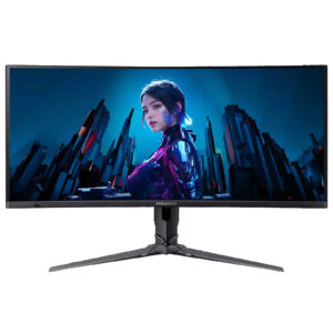 מסך מחשב גיימינג Acer Predator X34 X5 34 אינץ' QD-OLED מעוקל 240Hz - מבט קדמי