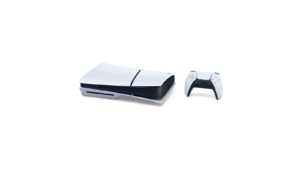 Sony PlayStation 5 Slim CFI-2116A - מבט מלמעלה עם בקר