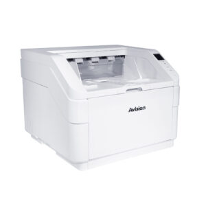 Avision AD8120U - מבט זווית קדמי-שמאלי (מקור: Avision רשמי)
