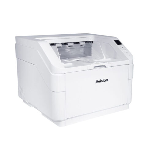 Avision AD8120U - מבט זווית קדמי-שמאלי (מקור: Avision רשמי)
