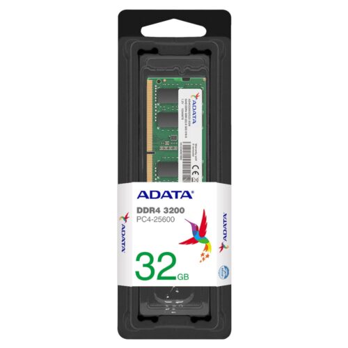 זיכרון RAM ADATA DDR4 SO-DIMM 32GB 3200MHz - אריזה מקורית