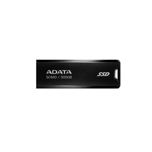 ADATA SC610 500GB - תקריב על גוף הכונן