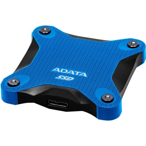 כונן SSD חיצוני ADATA SD620 512GB כחול - זווית תלת מימדית