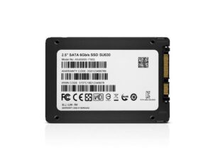 ADATA SU630SS 1.92TB - גב הכונן עם חיבור SATA ומדבקת דגם
