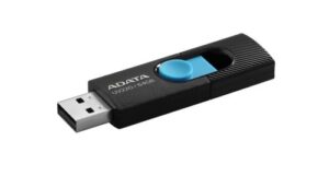 ADATA UV220 64GB - מבט על הכונן עם מחבר USB פתוח