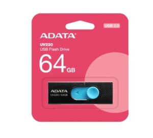 ADATA UV220 64GB - אריזת המוצר המקורית