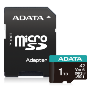 כרטיס זיכרון ADATA Premier Pro microSDXC 1TB עם מתאם SD