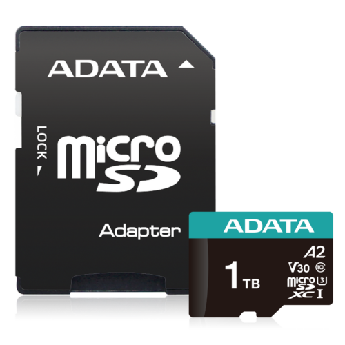 כרטיס זיכרון ADATA Premier Pro microSDXC 1TB עם מתאם SD