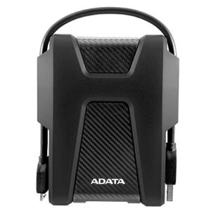 ADATA HD680 2TB שחור - תקריב מבנה המארז